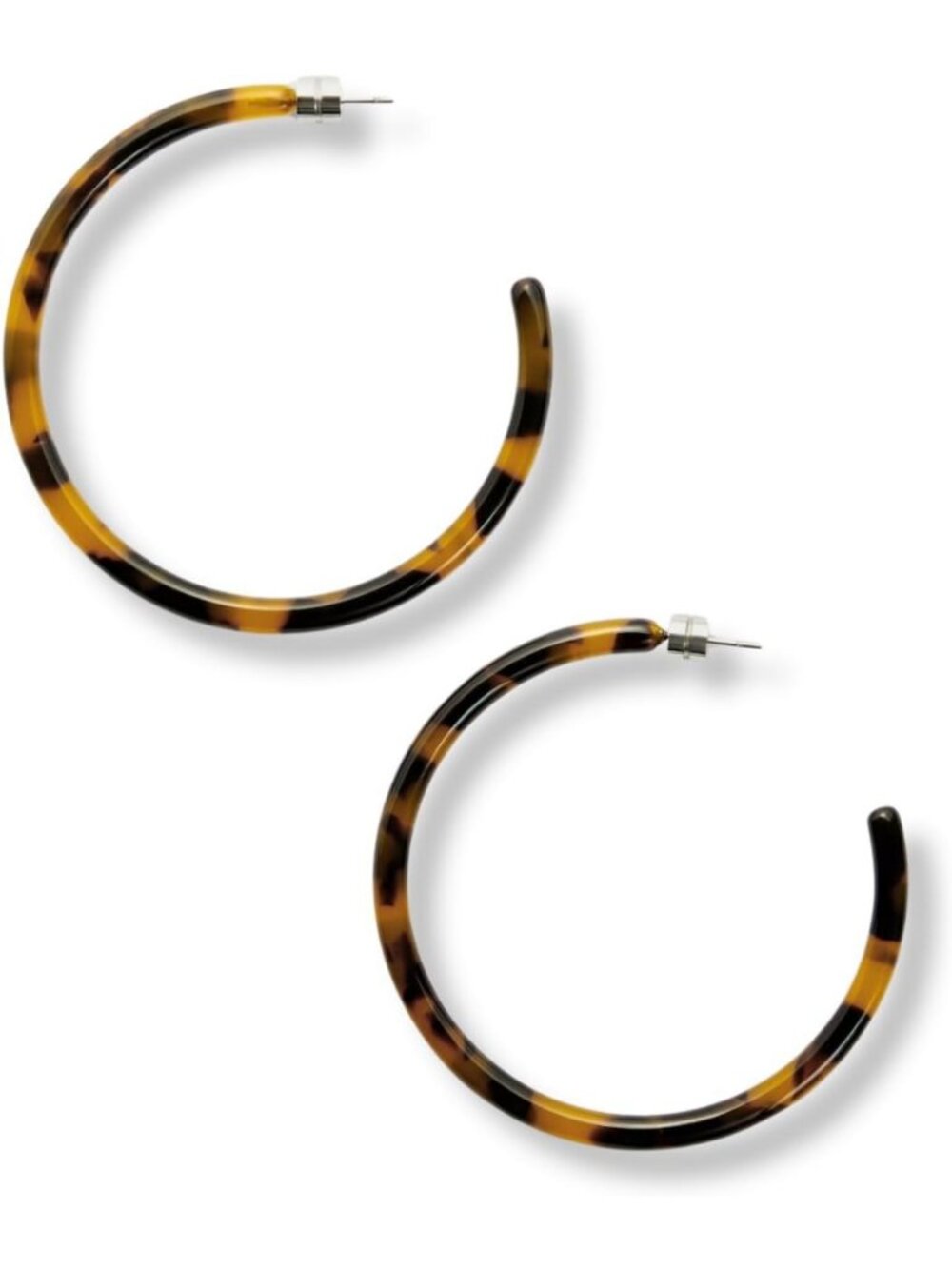Stylish Acetate Resin Circle Hoop Earrings | Trendy Fashion Jewelry for Women